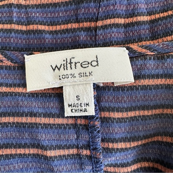 Aritzia Wilfred striped silk camisole tank top small - Picture 5 of 6